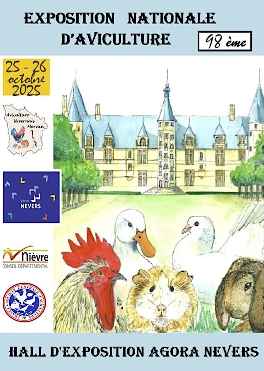 affiche de l'exposition de Nevers saison 2025.